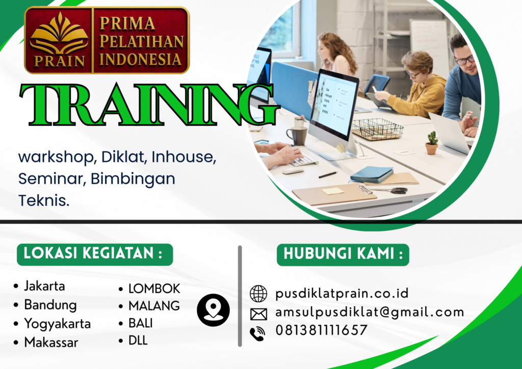 INFO TRAINING PELATIHAN STUDI KELAYAKAN INVESTASI 2026-2027